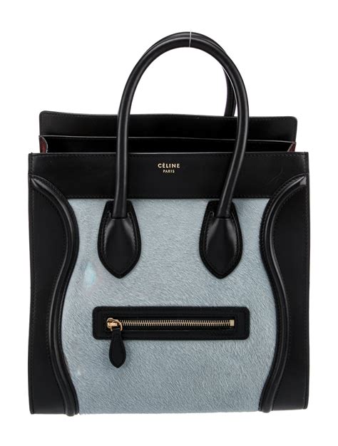 Celine Ponyhair Luggage Mini 